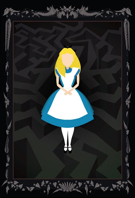 Disney S Alice In Wonderland Graphic Illustration On Behance