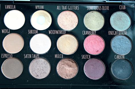 My Mac Eyeshadow Collection And Swatches 15 Pan Pro Palette Sweet