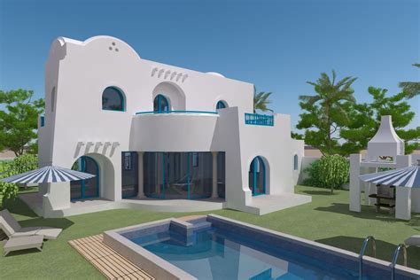 Villa Avec Piscine à 300m Plage à Vendre à Djerba Zone Urbaine Vente