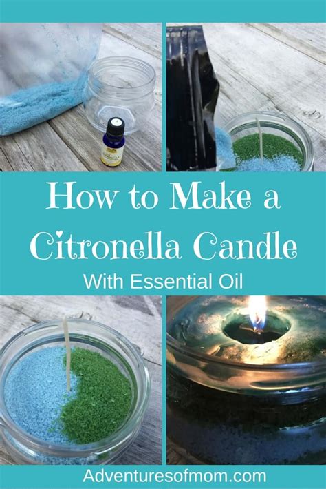 How To Make A Citronella Candle With Essential Oil Adventures Of Mom