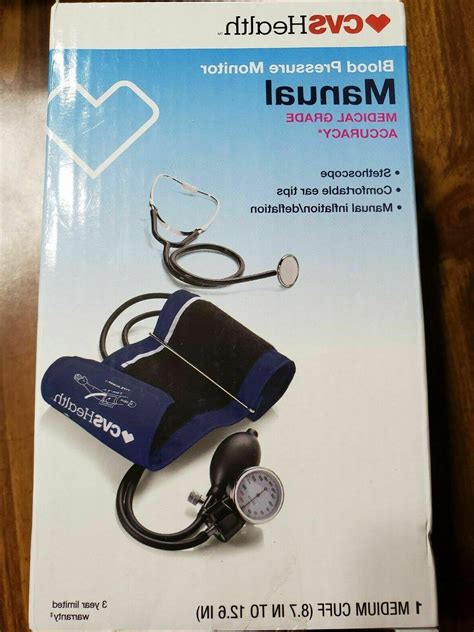 Cvs Health Manual Blood Pressure Monitor W Stethoscope