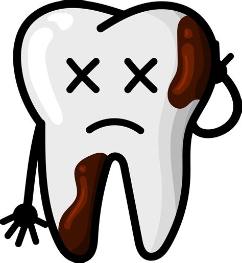 Teeth Dental Cute Illustration Set Emoticon Tooth Icon Sign Teeth