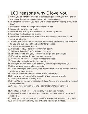 Pin On Reasons Why I Love You