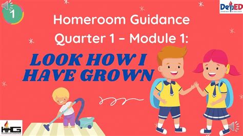 Homeroom Guidance Self Learning Module Grade Youtube