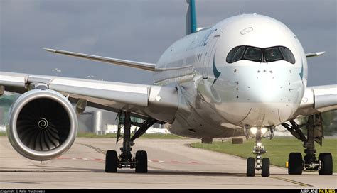 B Lra Cathay Pacific Airbus A350 900 At Manchester Photo Id 1285171