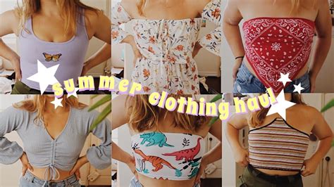 Huge Summer Clothing Try On Haul Youtube