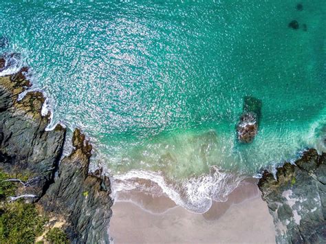 Download Green Sea Beach Aerial Wallpaper By Kylieatkins Ocean