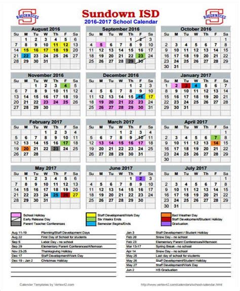 School Calendar Template School Calendar Calendar Template School