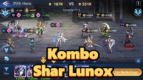 Kombo Hero Shar Lunox Dan Penjelasannya 2024 Mobile Legends Adventure