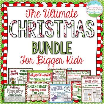 Download HUGE Christmas Bundle by Teaching With a Mountain View | TpT
