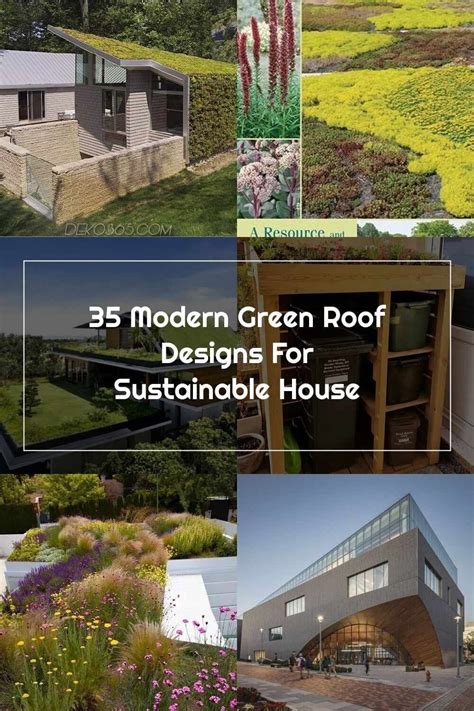 Roof Design House Design Green Roofs Sustainability Pins Interior