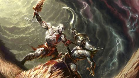 162 kratos (god of war) hd wallpapers and background images. 48+ God of War Wallpaper Kratos on WallpaperSafari