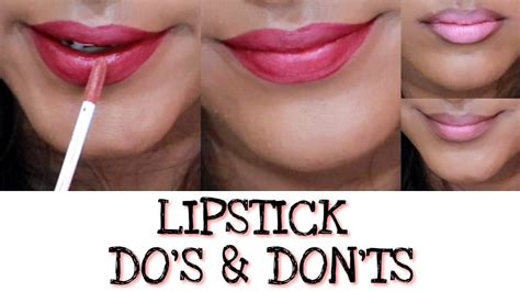 How To Apply Lipstick On Pigmented Lips Lipstick Tips Youtube