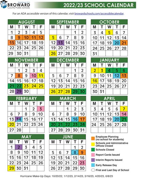 Broward County School Calendar 2022 2023 Browardgov