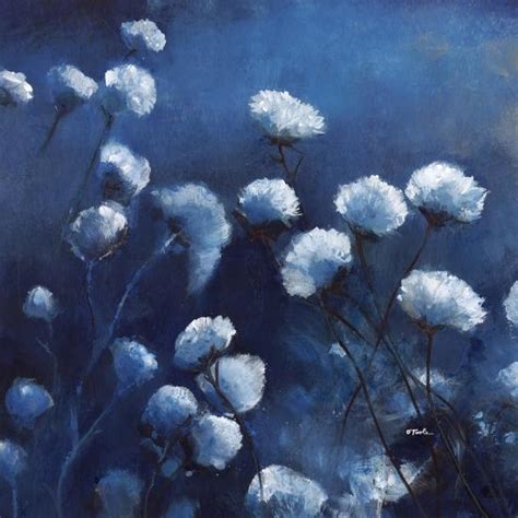 Moonlit Flowers Giclee Print Tim Otoole