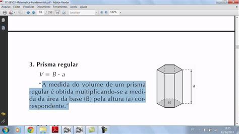 MatemÁtica Fundamental 93 Volume Dos Principais SÓlidos GeomÉtricos