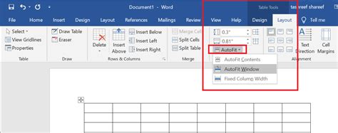 How To Adjust Table Size In Word Printable Templates