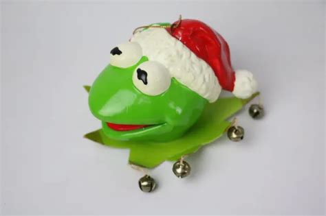 Vintage 1979 Kermit The Frog Christmas Ornament Jim Henson Muppets