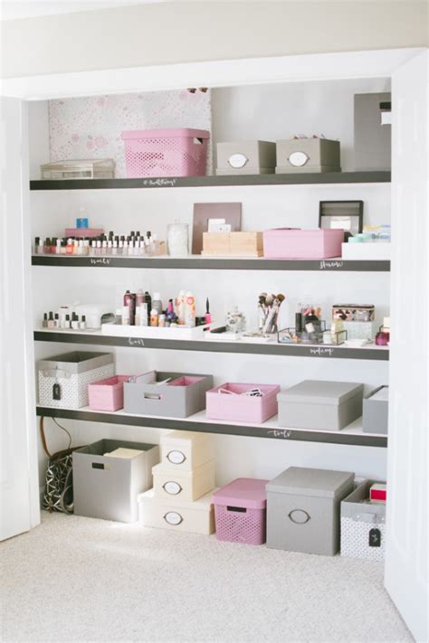 Take your hall closet from crammed to decluttered with these hall closet organization ideas. The Office Closet - The Small Things Blog