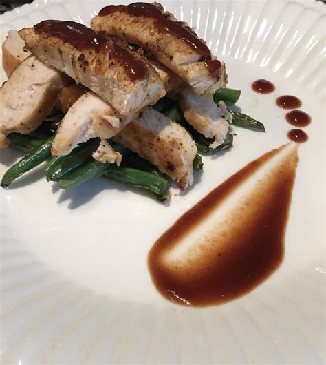 Os 1080x1080 Chicken And Green Beans With Some Bourbon Bbq Sauce