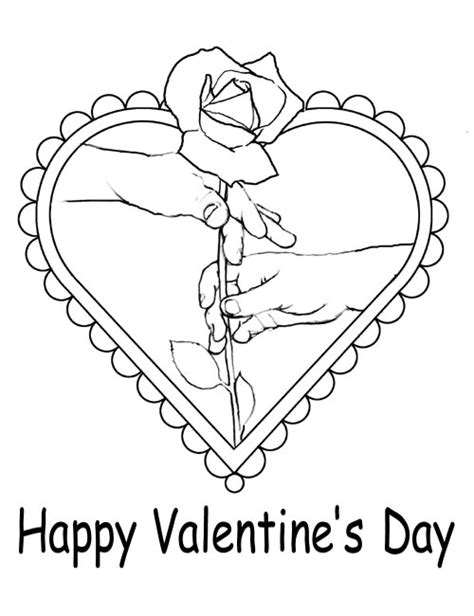 Blank template to write your own greeting, poem, or just to color in. Valentines Day Coloring Pages - AllKidsNetwork.com