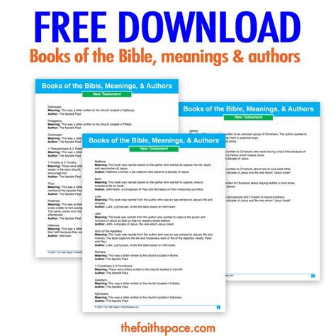 66 Printable Books Of The Bible Summary Sheets Free Printable Download