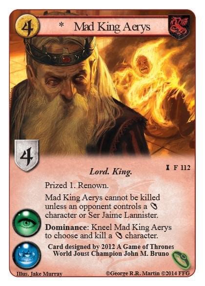 [spoiler] Mad King Aerys R Agameofthroneslcg