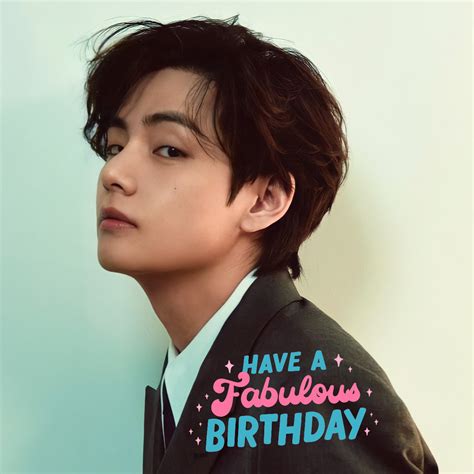 Taehyung Birthday Happy Birthday To Bts Kim Taehyung