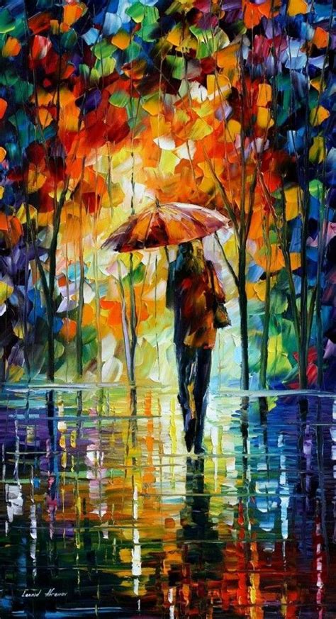Toward Love Palette Knife Oil Painting On Canvas By Leonid Afremov