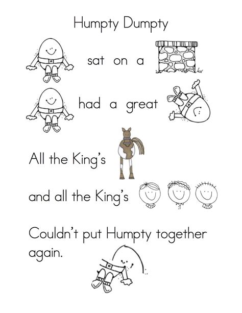 Printable Nursery Rhymes Free Web Discover Coloring Pages Sequencing