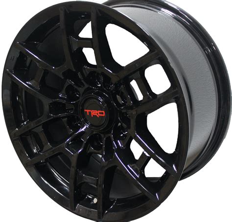 17 Inch Toyota Trd Pro Style Gloss Black Rims Fits 4runner Fj Cruiser