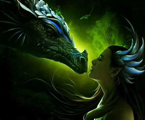 Dragon Love Fantasy Pinterest