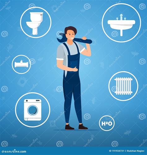 Plumbing Services Concept Stock Vector Illustration Of Faucet 191934731