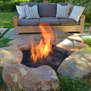 Our land is about 35% flat (ish) and 65% sloped. Fire Pit On A Slope | Houzz