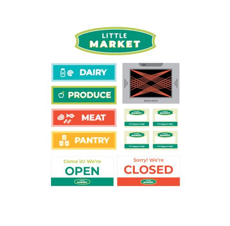 Grocery Store Free Printable Play Grocery Store Printable Signs