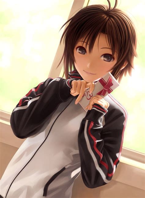 Tomboy Anime Girls With Short Brown Hair Hair Trends 2020