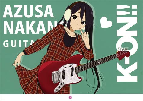 Azusa With Her Guitar Wallpaper Nakano Azusa Photo 33717968 Fanpop