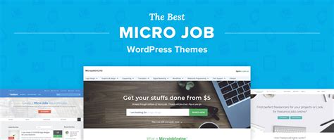 The 5 Best Micro Job Wordpress Themes For 2019 Compete Themes