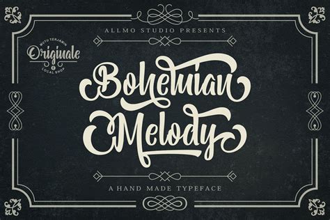 Bohemian Font Download Jeannine Campau
