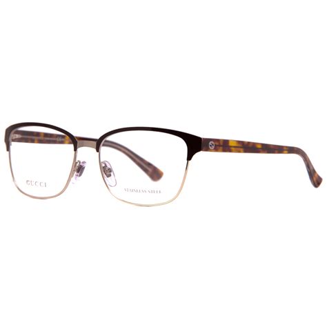 gucci gg 4272 2cs light gold brown havana crystal women s eyeglasses 54mm ebay