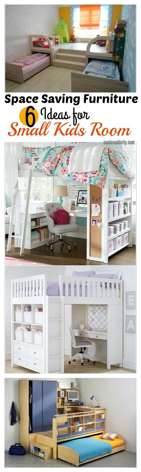 These small bedroom ideas are sure to help you make the most of your small space! 6 Space Saving Furniture Ideas for Small Kids Room