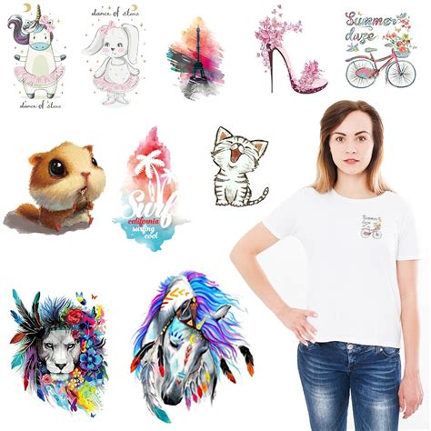 Buy Iron On Transfer For Clothing Animal Stickers On