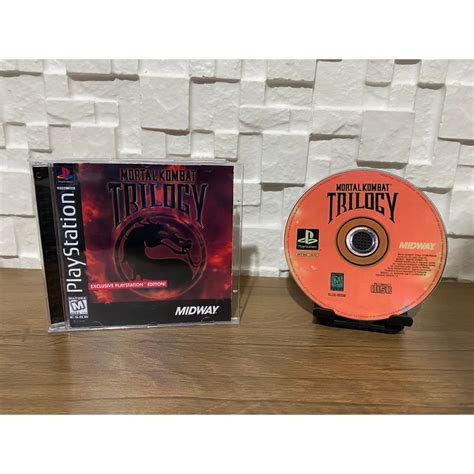 Mortal Kombat Trilogy Para Ps Midia Preta Shopee Brasil