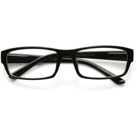 Modern Rx Optical Rectangle Clear Lens Glasses 9342 20 Liked On