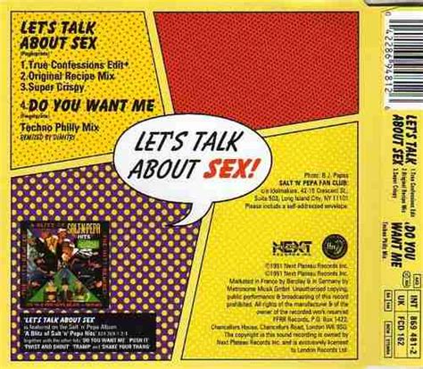 Salt N Pepa Let´s Talk About Sex Cd Maxi Single 20000 En