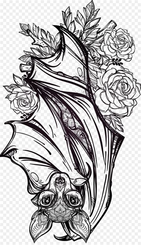 Maybe you would like to learn more about one of these? Bat Tattoo artist Flash Gothic fashion - Hand-painted bat ...