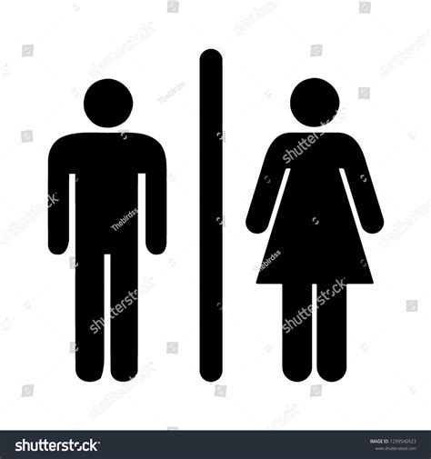 7196 Ladies Gents Washroom Sign Images Stock Photos 3d Objects