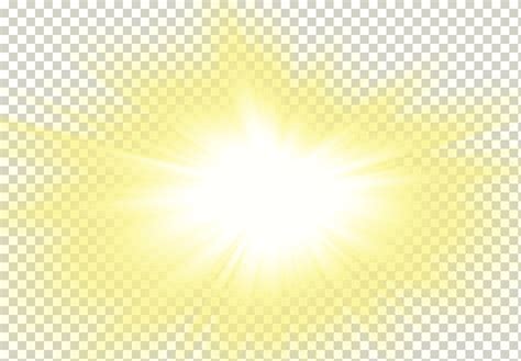 Ilustración Del Sol Amarillo Eficacia Luminosa De La Luz Solar
