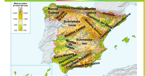 Clase De 5ºc Ceip Parque Sur Albacete El Relieve Y Los Ríos De España