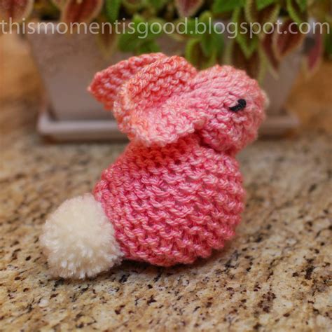 Loom Knit Bunny Tutorial Loom Knitting By This Moment Is Good